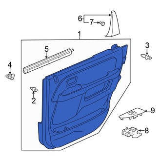 Honda OE - Center Inner Door Interior Trim Panel