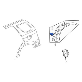 Honda OE - Wheel Arch Molding Clip