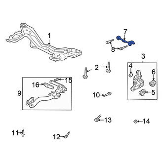 Honda OE - Front Left Suspension Control Arm