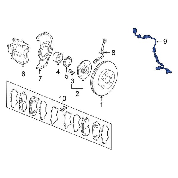 ABS Wheel Speed Sensor