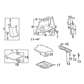Honda OE - Rear Body & Floor - Interior Trim
