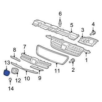 Honda OE - Front Grille Emblem