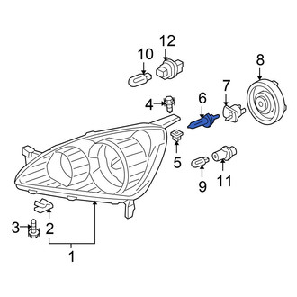 Honda OE - Front Headlight Bulb