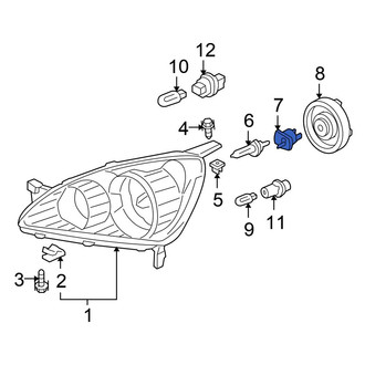 Honda OE - Front Headlight Socket