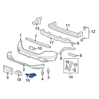 Honda OE - Ambient Air Temperature Sensor Bracket