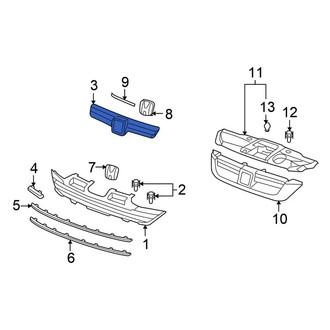 Honda OE - Front Grille Molding