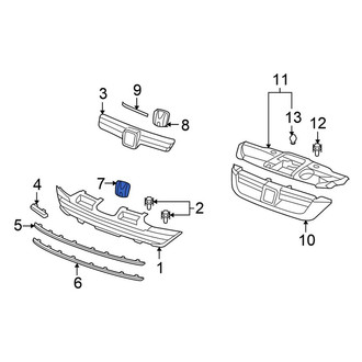 Honda OE - Front Grille Emblem