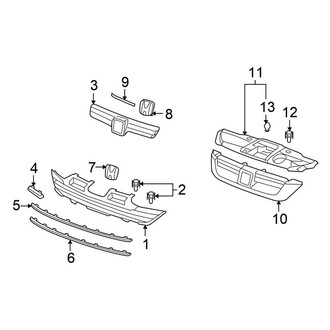 Honda OE - Grille & Components