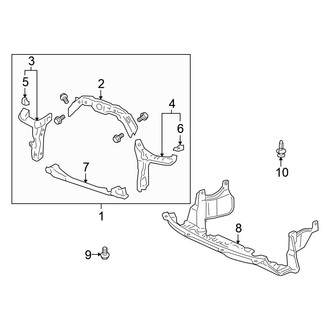 Honda OE - Radiator Support