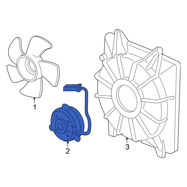 Engine Cooling Fan Motor