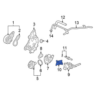 Honda OE - Engine Coolant Outlet Gasket