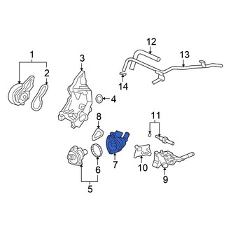 Honda OE - Lower Engine Coolant Thermostat Housing