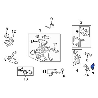 Honda OE - HVAC Air Inlet Door Actuator