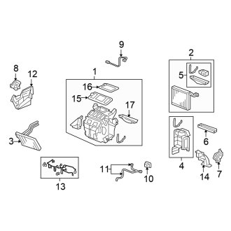 2011 Honda CR-V OEM A/C & Heating Parts | Systems — CARiD.com