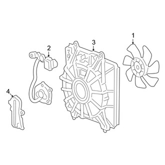 Honda OE - Air Conditioner & Heater - Condenser Fan