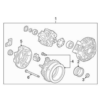 Honda OE - Electrical - Alternator (2.0L / 2.4L)