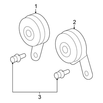 Honda OE - Electrical - Horn