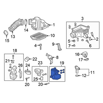 Honda OE - Lower Engine Air Intake Resonator