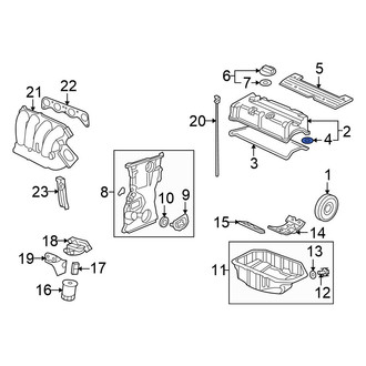 Honda OE - Upper Spark Plug Tube Seal