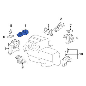 Honda OE - Upper Engine Mount