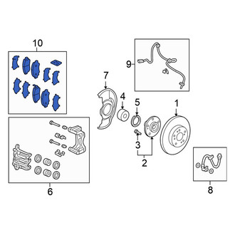 Honda OE - Front Disc Brake Pad Set