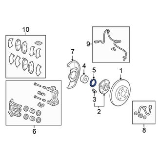 Honda OE - Front Wheel Bearing Snap Ring