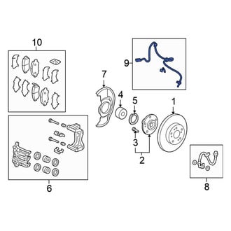 Honda OE - Front Right ABS Wheel Speed Sensor