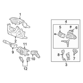 Honda OE - Steering Column - Shroud, Switches & Levers