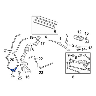 Honda OE - Windshield Washer Pump