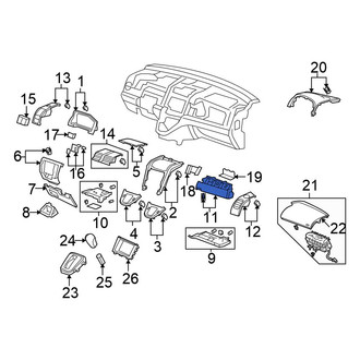 Honda OE - Upper Instrument Panel Trim Panel