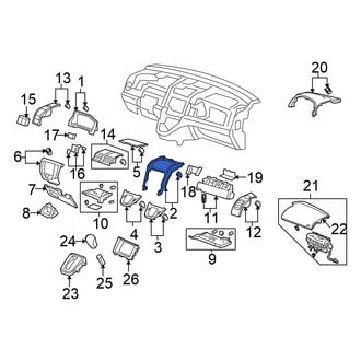 Honda OE - Upper Instrument Panel Trim Panel