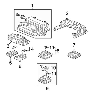 Honda OE - Overhead Console (EX / EX-L)