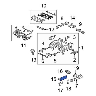 Honda OE - Front Left Power Seat Switch