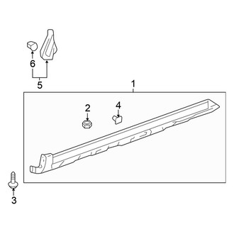 Honda OE - Pillars, Rocker & Floor - Exterior Trim (Factory Installed)