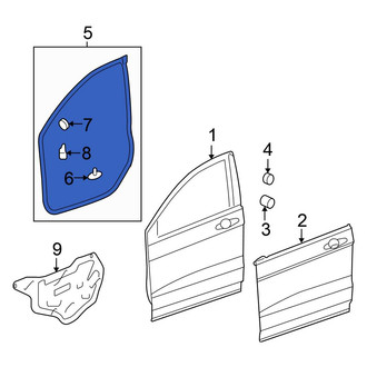 Honda OE - Rear Left Door Seal