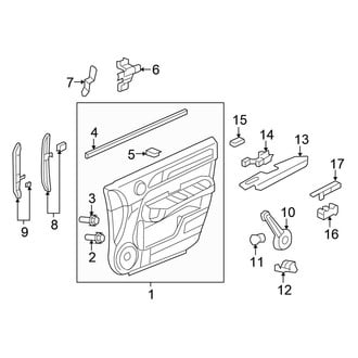 Honda OE - Front Door - Interior Trim