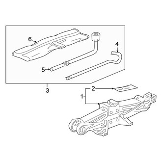 Honda OE - Rear Trunk Floor Storage Box