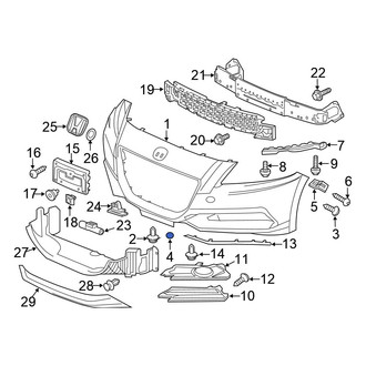 Honda OE - Front Tow Eye Cap