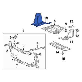 Honda OE - Front Right Fender Splash Shield