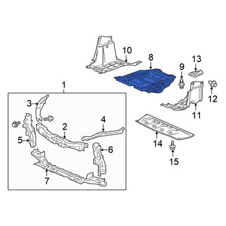 Honda OE - Front Center Fender Splash Shield