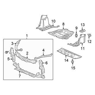 Honda OE - Radiator Support