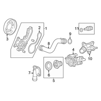 Honda OE - Cooling - Water Pump