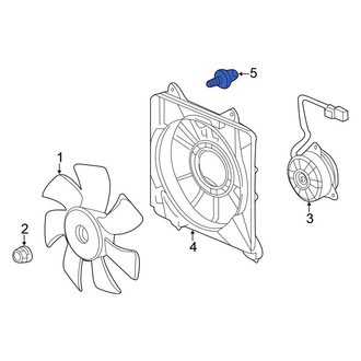Honda OE - A/C Condenser Fan Shroud Bolt