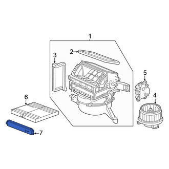 Honda OE - Cabin Air Filter Cover