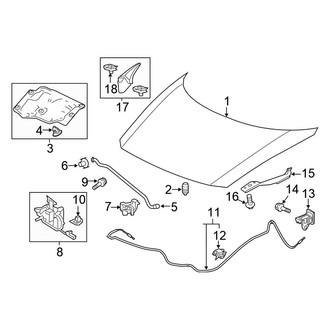 Honda OE - Hood & Components