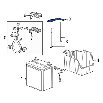 Honda OE - Battery Hold Down