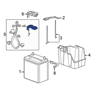Honda OE - Battery Cable Terminal End