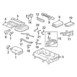 Honda OE - Electrical Components (Control Units, Integrated Motor Assist), (EX / EX-L / LX Automatic CVT Tr)