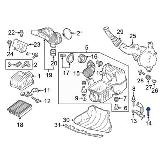 Honda OE - ABS Wheel Speed Sensor Bolt