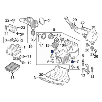 Honda OE - Air Filter Housing Grommet